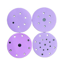 Aluminum Oxide Sanding Disc Purple Ceramic Sandpaper 150mm